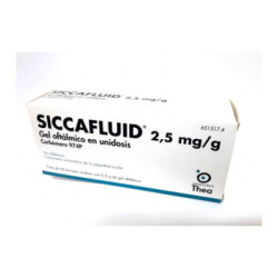 Siccafluid 2,5 mg g gel oftalmico 60 monodosis 0,5 g